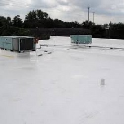 Commercial flat roofing restoration